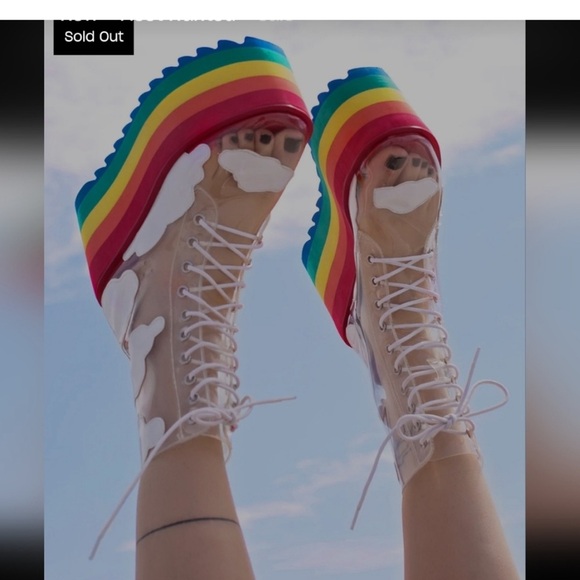 🌈Dolls Kill Happy Days Platforms 8🌈 - Picture 5 of 16